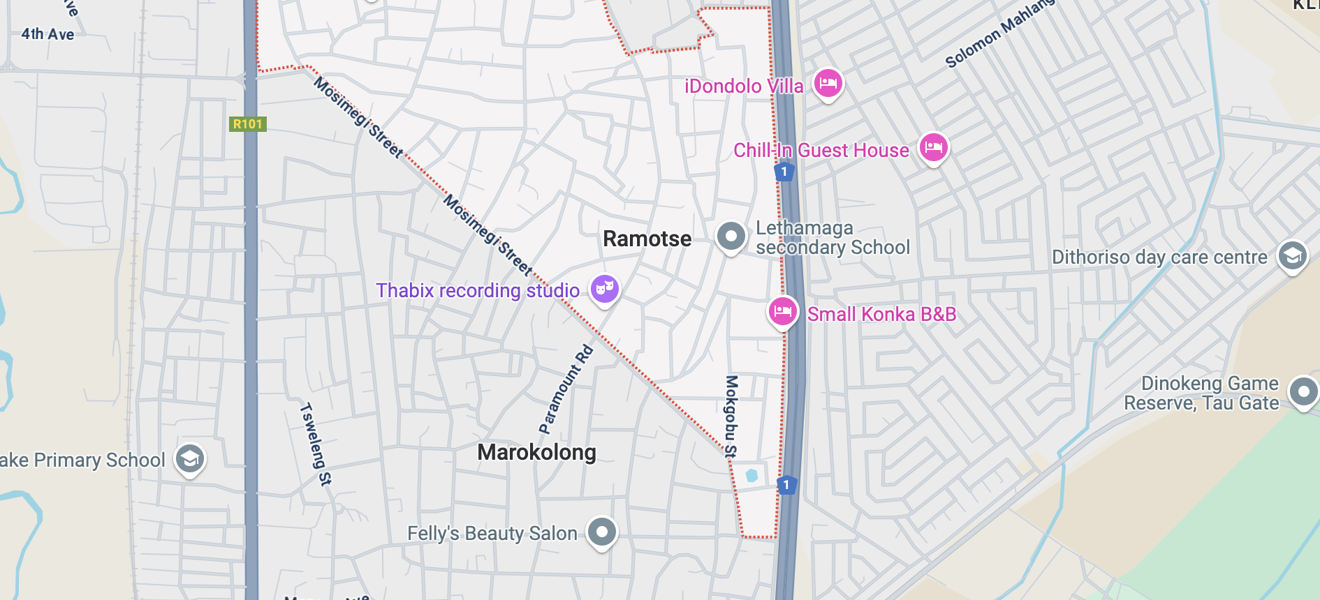 Location Map of Hammanskraal